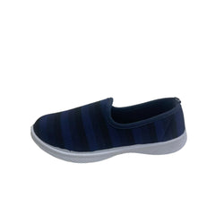 Midnight Stripes Slip-On Shoes