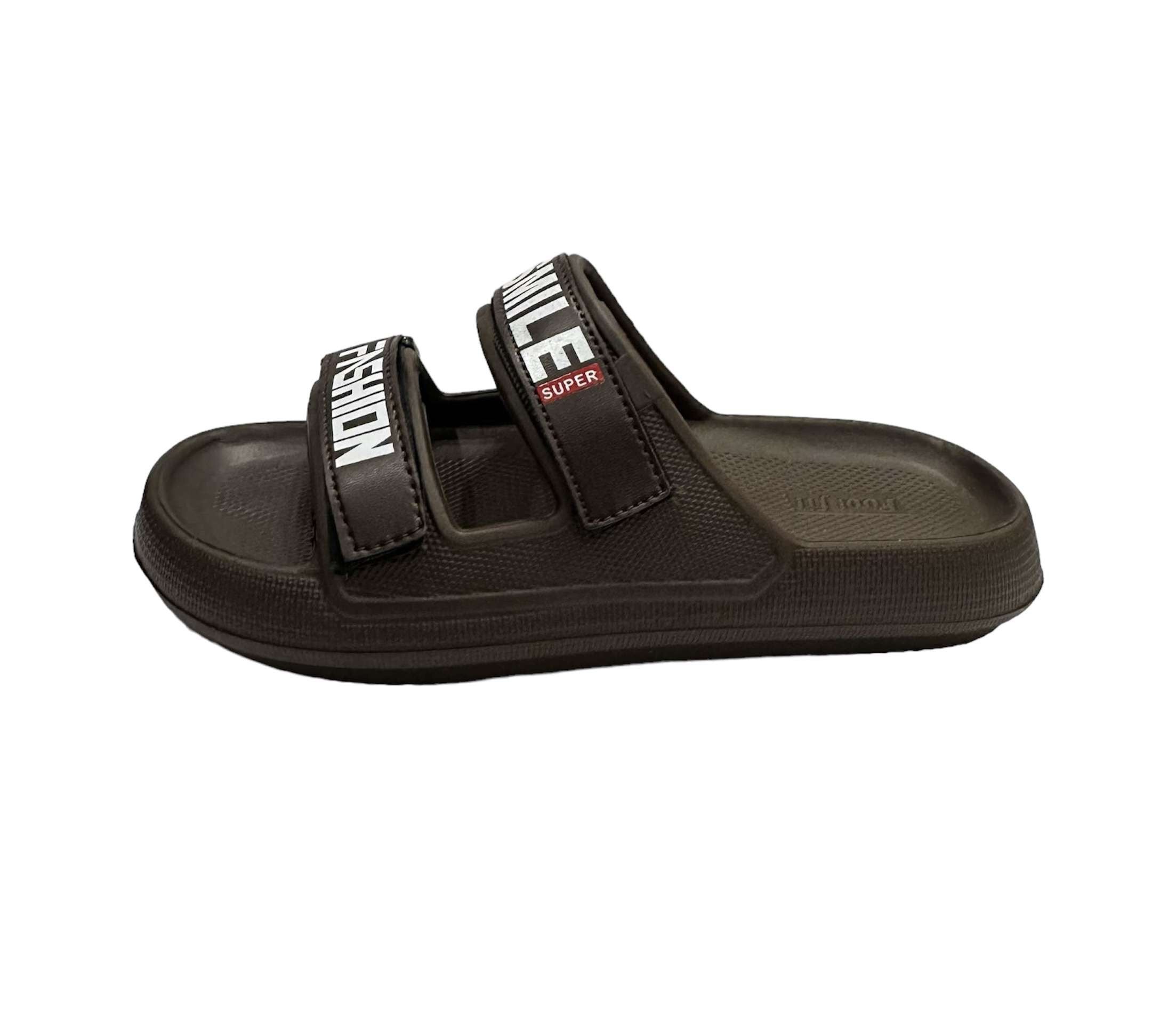 Double Strap Pellow Soft Slide