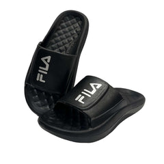 FILA Pattern Sole Aqua Slide